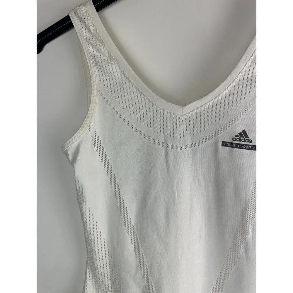 Adidas X Stella McCartney Barricade White Tennis Dress No Shorts Size Small - Picture 6 of 16